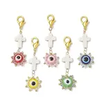 Evil Eye Glass & Resin Pendant Decoration
