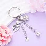 Glass Pearl & Alloy Keychian