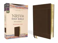 NRSVue, Holy Bible, Personal Size, Leathersoft, Brown, Comfort Print - Zondervan