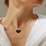 1Pc Alloy Cable Chain Pendant Necklaces