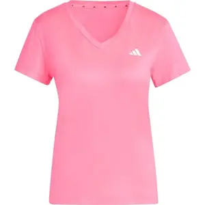 adidas WORKOUT MIN V NECK TEE Dámské triko, růžová, velikost