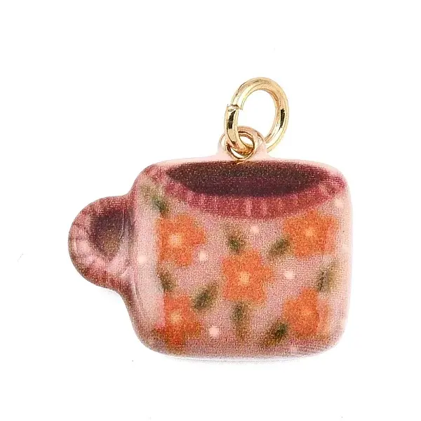 Brass Enamel Pendants