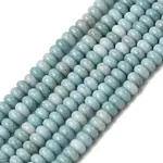 Cracked Opaque Glass Beads Strand