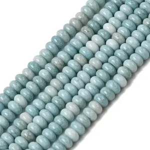 Cracked Opaque Glass Beads Strand