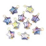 10Pcs Glass Pendants