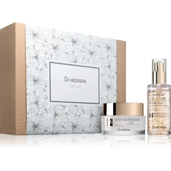 Dr. HEDISON Gold Activation Set darčeková sada proti starnutiu