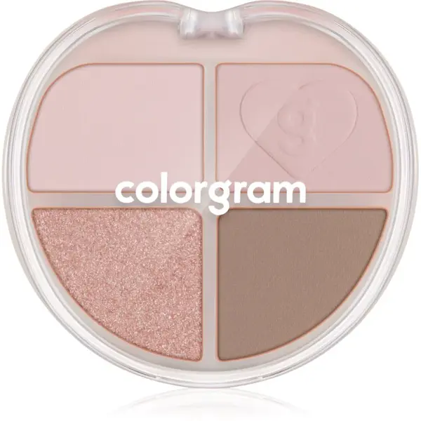 Colorgram Tintin Dory Eyeshadow Palette paletka očních stínů a rozjasňovačů odstín 06 Mochi Dory 4 g