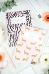 Zápisníky zebra & gepard (2 ks)