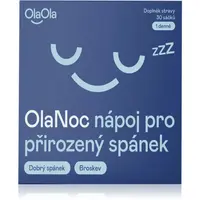 OlaOla Nápoj pro přirozený spánek prášek pro perorální roztok pro podporu spánku a regenerace příchuť Peach 30 ks
