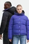 Oboustranná bunda A.P.C. doudoune sophie modrá barva, zimní, oversize, PAAFW.F30200