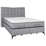 Hom`in AMERICKÁ POSTEL, 180/200 cm, světle šedá