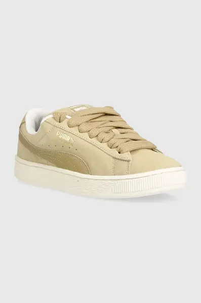 Kožené tenisky Puma Suede XL béžová barva, 395205