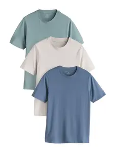 Next Tričko 'Essential'  zafírová / nefritová / biela