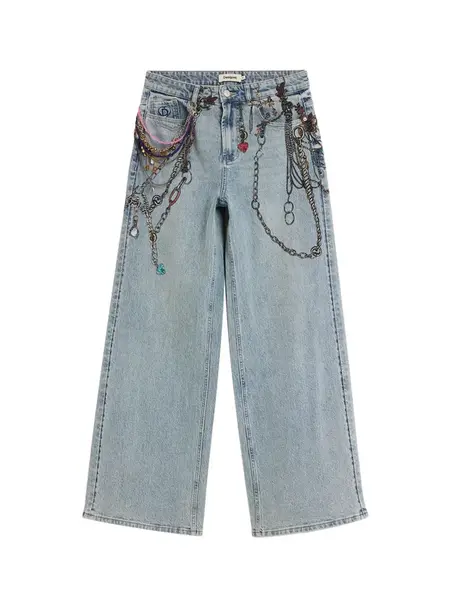 Desigual Džínsy  svetlomodrá