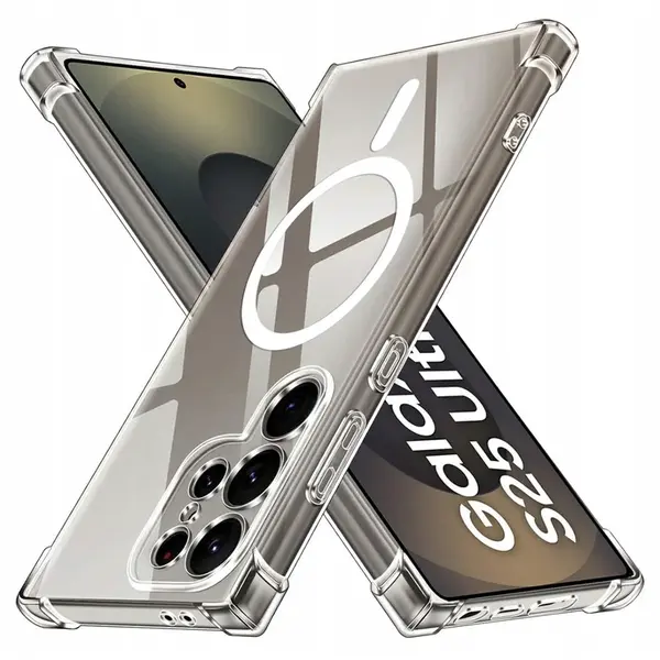 Techsuit Shockproof MagSafe průhledný obal, Samsung Galaxy S25 Ultra