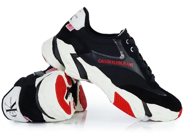 Calvin Klein - Jeans Sigma - Čierne/Biele tenisky