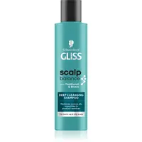 Schwarzkopf Gliss Scalp Balance hĺbkovo čistiaci šampón pre mastnú pokožku hlavy 200 ml