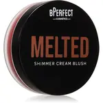 BPerfect Melted Cream Blush krémová tvářenka odstín Redstone 7.5 g