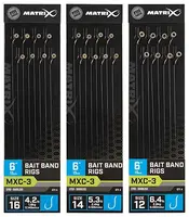 Matrix náväzec mxc-3 6 "bait band rigs - veľkosť háčika 16 nosnosť 1,9 kg