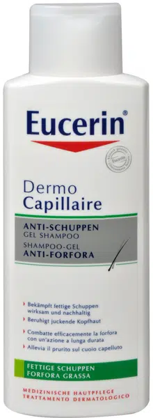 Eucerin Gélový šampón proti mastným lupinám DermoCapillaire 250 ml