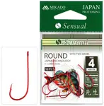 Mikado háčiky sensual round s protihroty red - 10