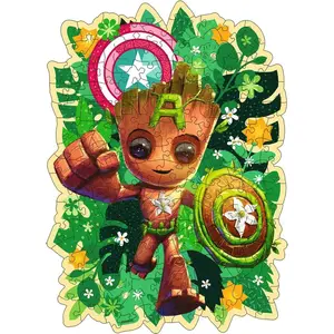 Drevené puzzle: Groot 150 dielikov