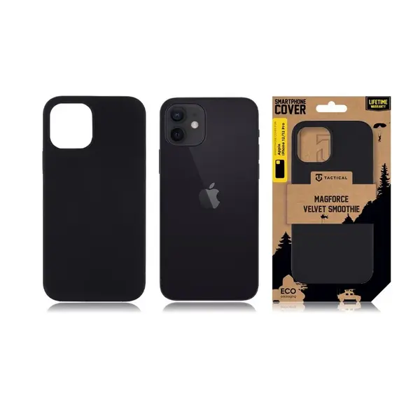 Zadní kryt Tactical MagForce Velvet Smoothie pro Apple iPhone 12/12 Pro, asphalt