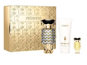 Rabanne Fame - EDP 80 ml + tělové mléko 100 ml + EDP 4 ml
