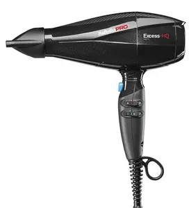 Profesionální fén na vlasy BaByliss PRO Excess-HQ Ionic - 2600 W - černý (BAB6990IE) + dárek zdarma