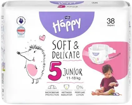 BELLA Baby Happy Soft&Delicate Junior 38 ks