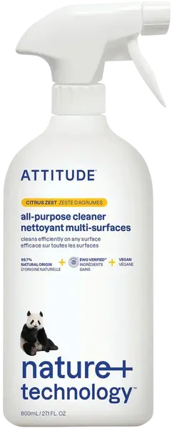 ATTITUDE Univerzální čistič s vůní citronové kůry 800 ml