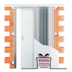 Stavební pouzdro JAP Aktive II Standard + Montážní sada pro dřevěné dveře