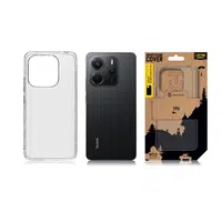 Zadní kryt Tactical TPU pro Xiaomi Redmi Note 14 4G, transparentní