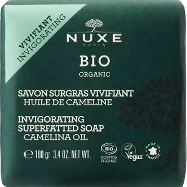 Nuxe Tuhé mýdlo na obličej a tělo Bio Organic Invigorating (Superfatted Soap) 100 g