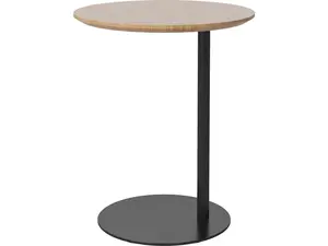 Odkládací stolek Pillar, více variant - Bolia Varianta: olejovaný dub, černá lakovaná ocel