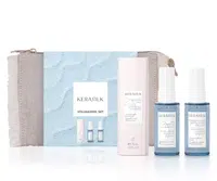 Cestovní sada pro zvětšení objemu vlasů Kerasilk Volumizing Travel Set + kosmetická taštička zdarma + dárek zdarma