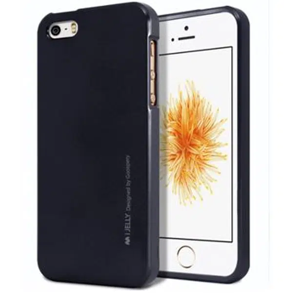 Silikonové pouzdro Mercury iJelly Metal pro Apple iPhone 11 Pro, černá