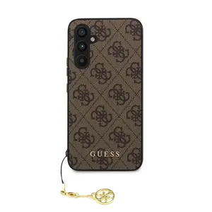 Zadní kryt Guess 4G Charms pro Samsung Galaxy S23 FE, hnědá