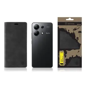 Flipové pouzdro Tactical Xproof pro Xiaomi Redmi Note 13 5G, black hawk