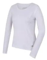 Husky Tee Loba L S, white Dámské bavlněné triko