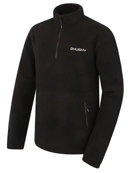 Husky Addy M XL, black Pánská fleecová mikina