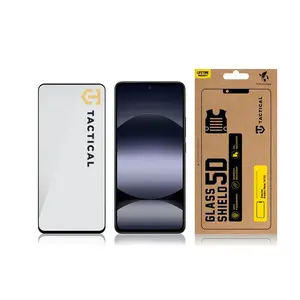 Ochranné tvrzené skloTactical Glass Shield 5D pro Xiaomi Redmi Note 14 5G, černá