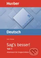 Deutsch üben 05. Sag's besser 1 - Hans Földeak - kniha z kategorie Jazykové učebnice a slovníky