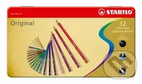 Prémiové pastelky STABILO Original ARTY+ (12 ks sada v plechu (12 různých barev))