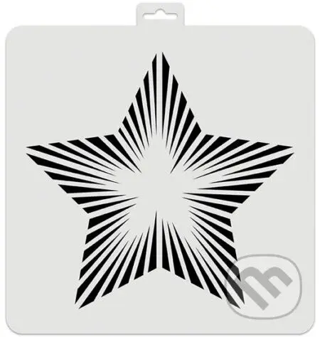 Vánoční šablona - Hvězda