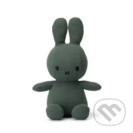 Miffy sediaca mušelín zelená 23cm