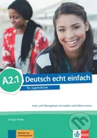 Deutsch echt einfach! A2.1 – Kurs/Übungs. + MP3 - kniha z kategorie Jazykové učebnice a slovníky
