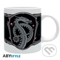 House of the Dragon keramický Hrnček 320 ml - Silver Dragon