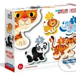 Moje první puzzle: Safari 4v1 - puzzle z kategorie Maxi dílky