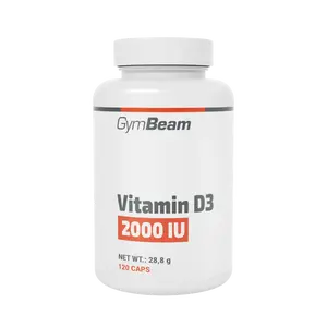 GYMBEAM Vitamin D3 2000 IU, bez příchuti 240 měkkých tobolek